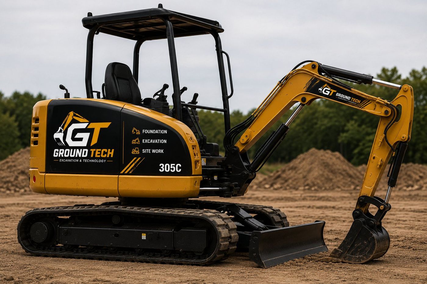 CAT 305C mini excavator