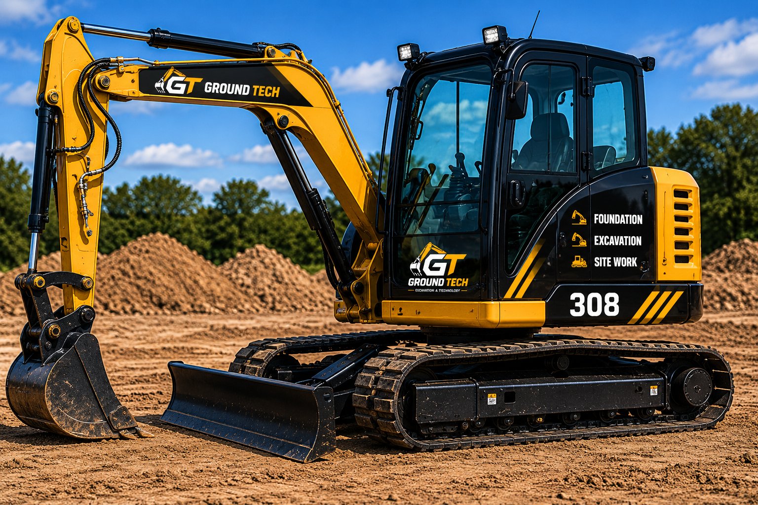 Ground Tech flagship excavator